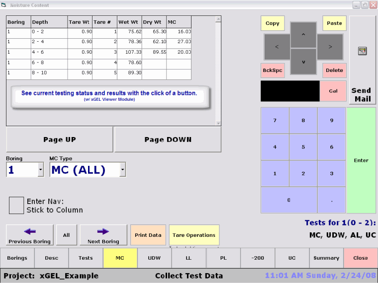 Real Time Testing Info